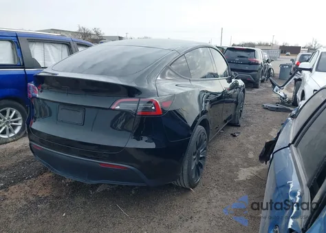 2022 Tesla Model Y Long Range Dual Motor All-Wheel Drive из США, поврежденный, VIN 7SAYGDEE3NF389125